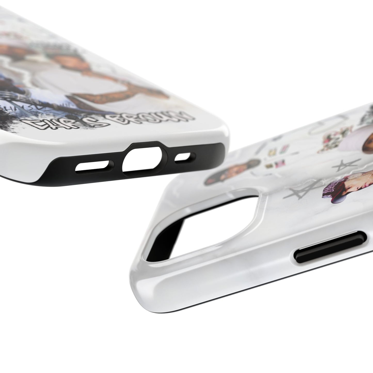 White Chris Brown phone case