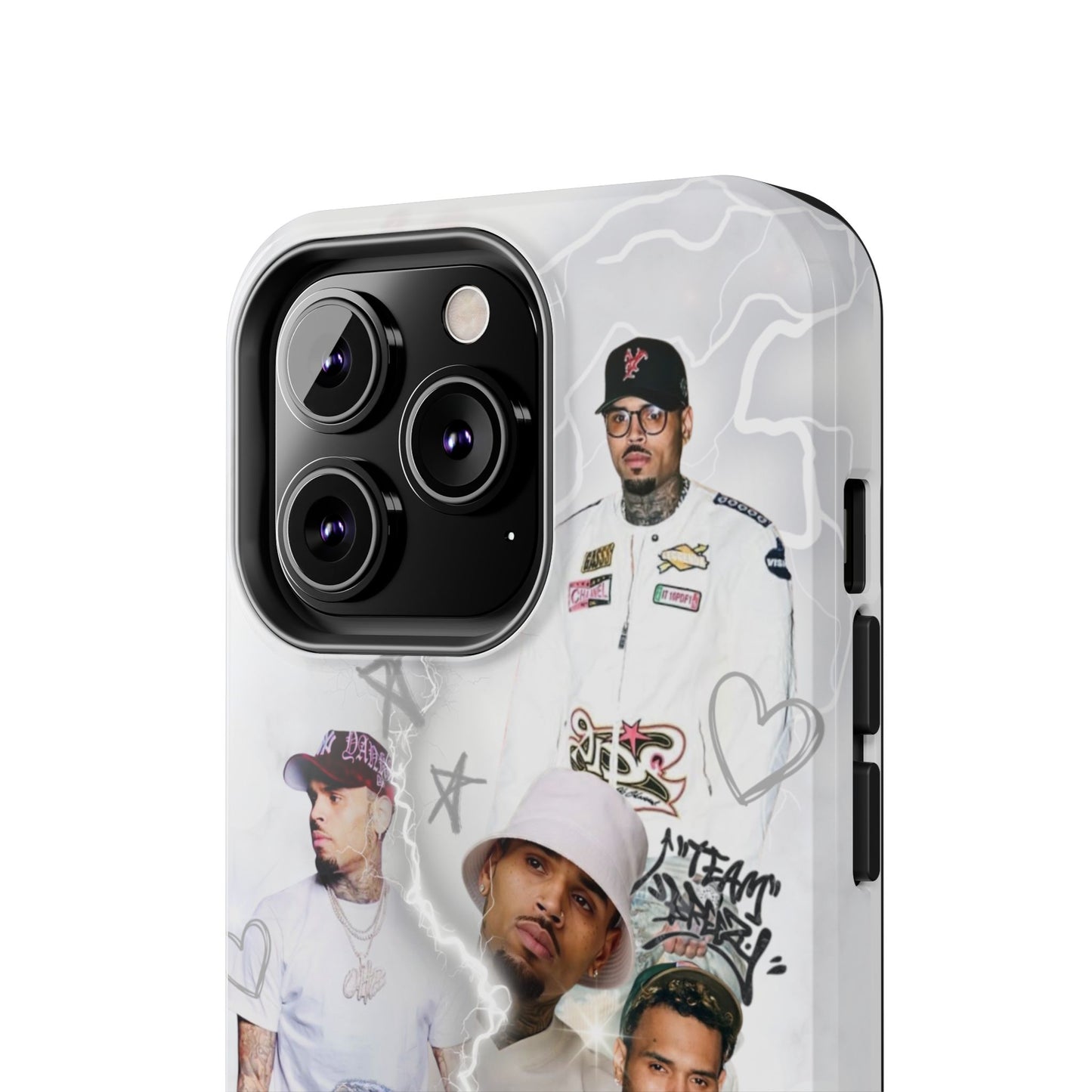 White Chris Brown phone case