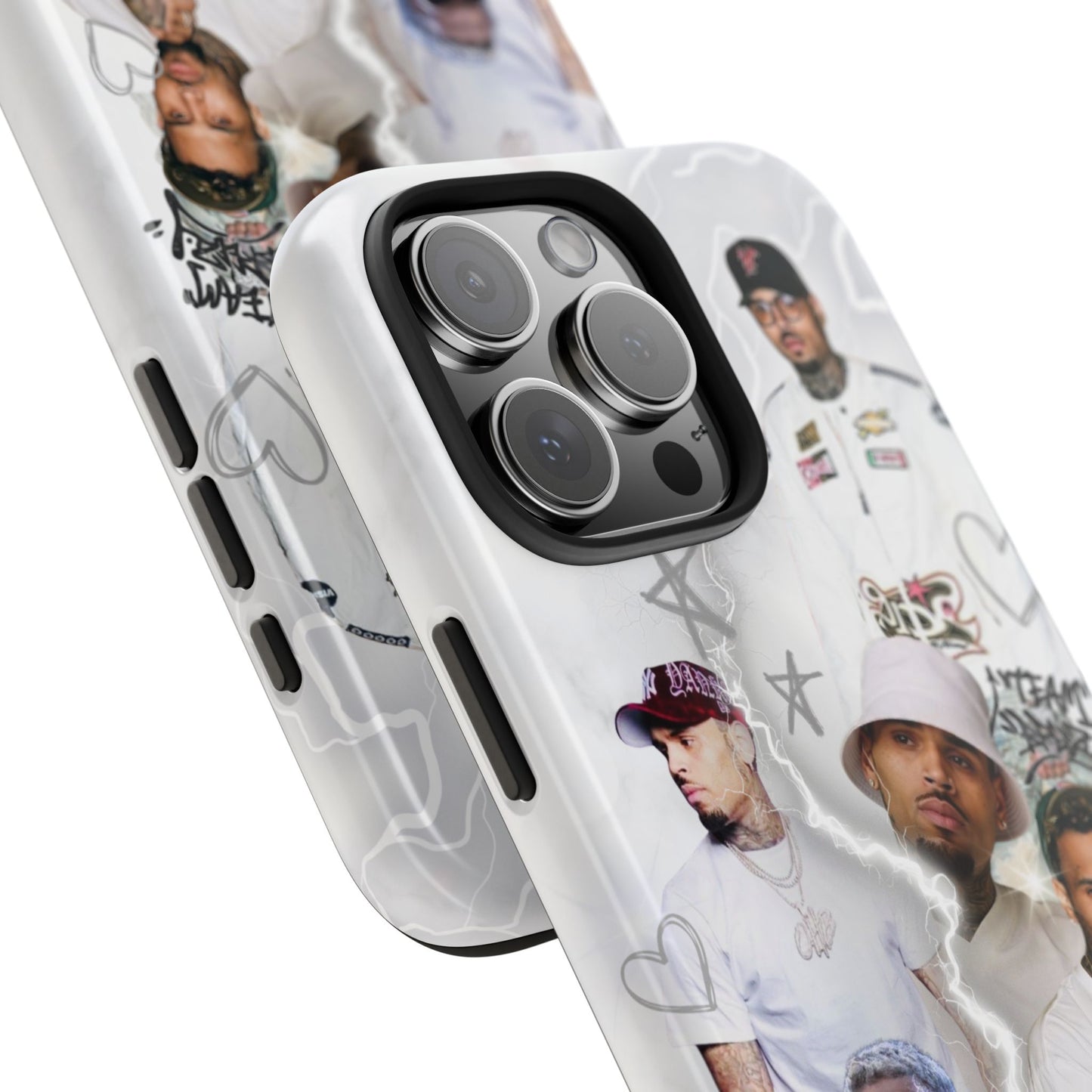 White Chris Brown phone case