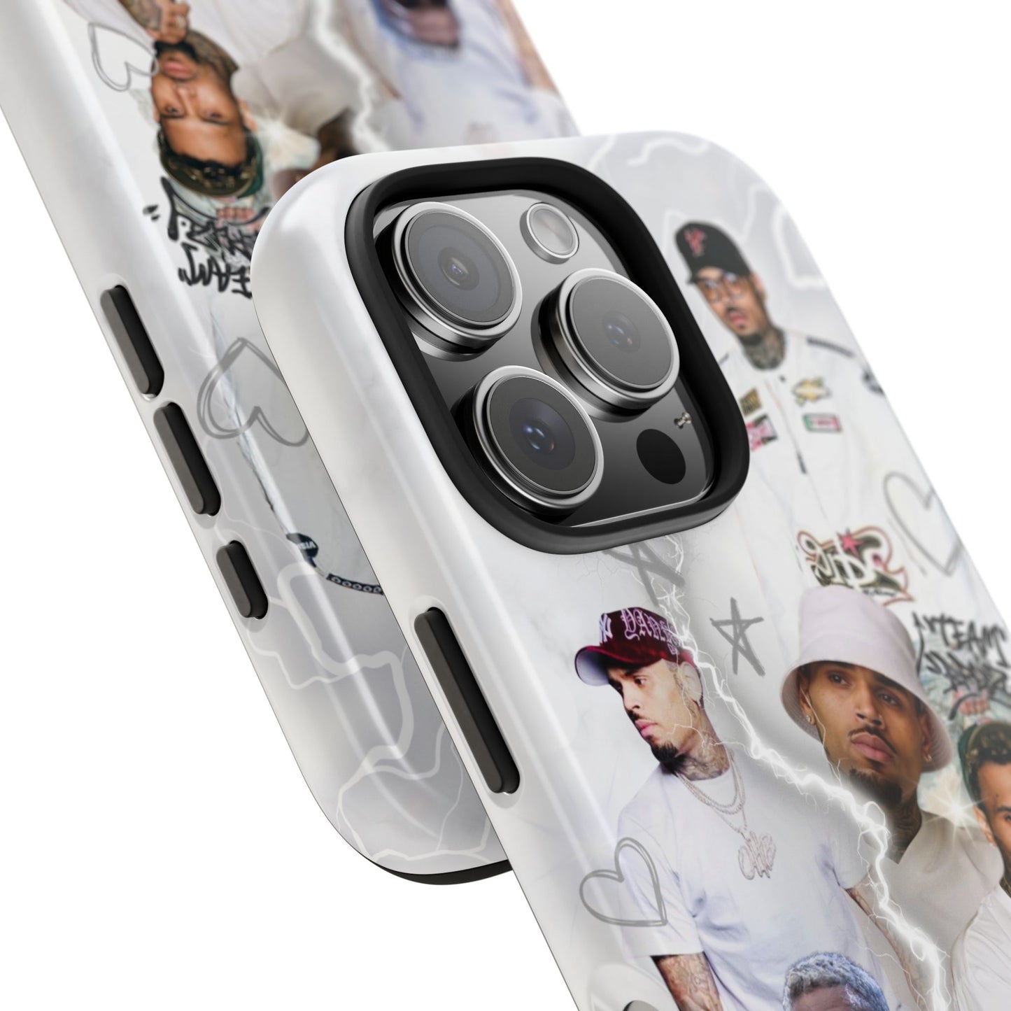 White Chris Brown phone case