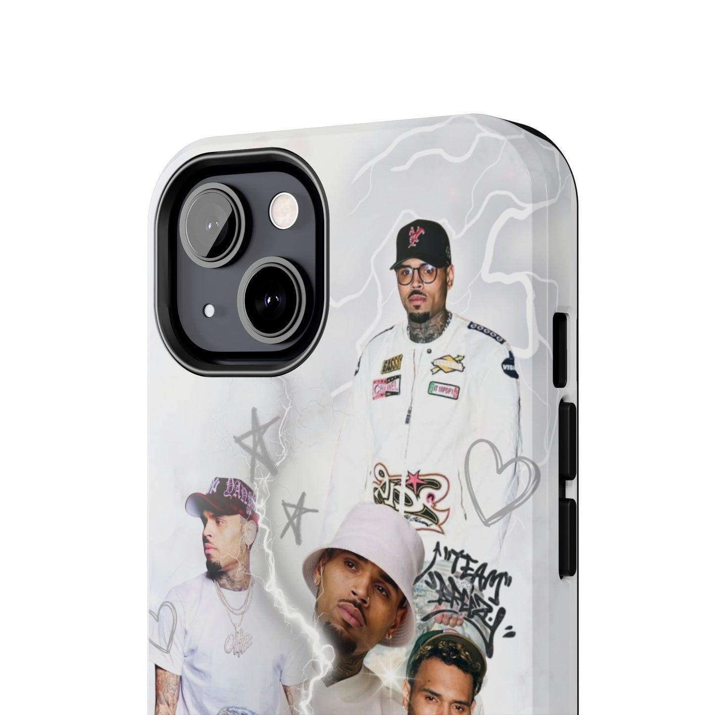 White Chris Brown phone case