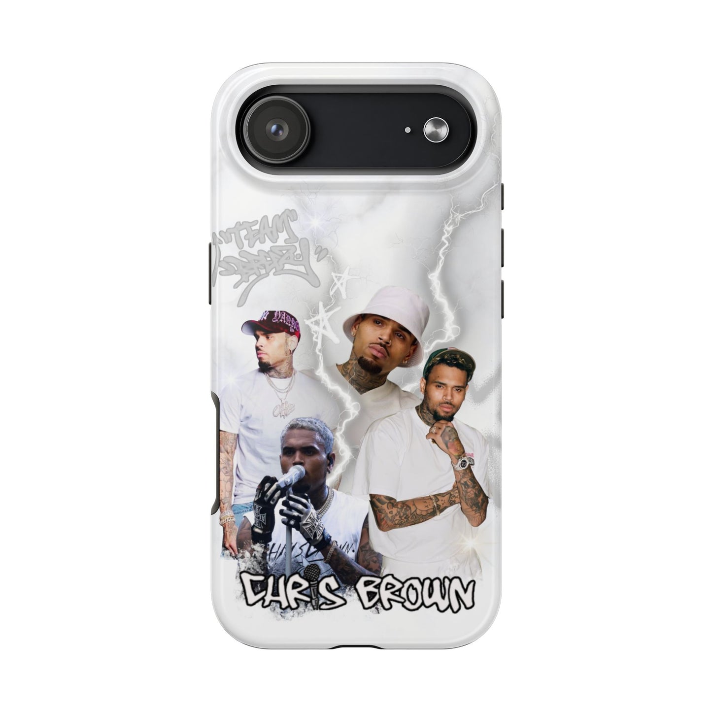 White Chris Brown phone case