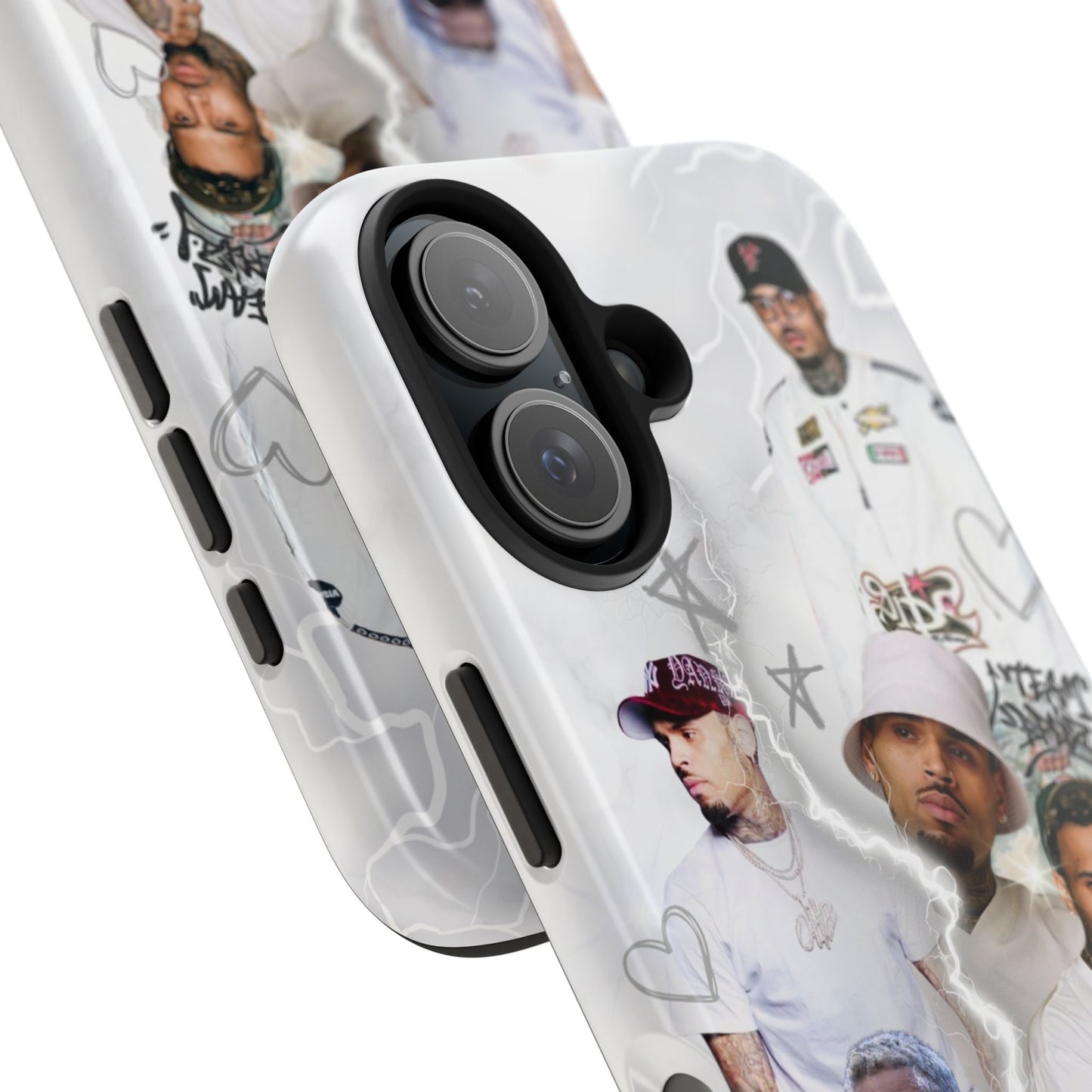 White Chris Brown phone case