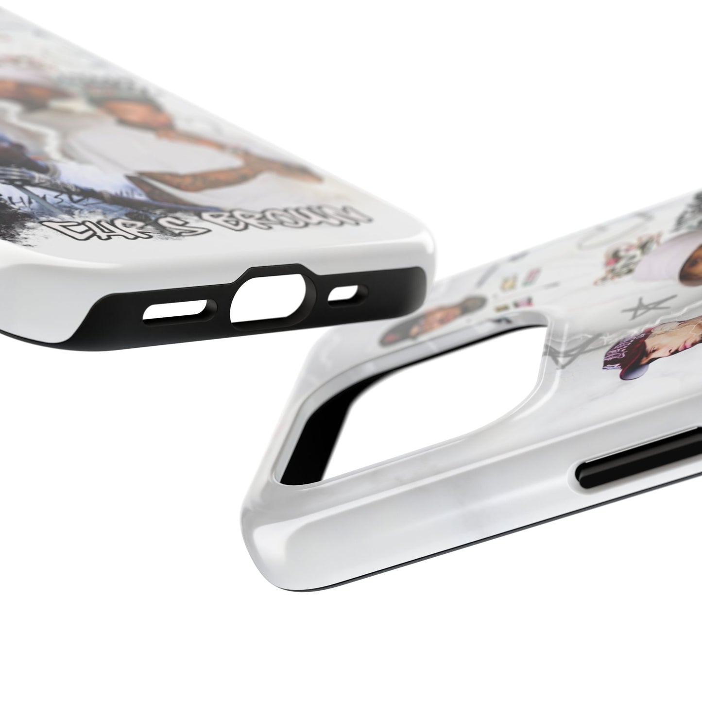 White Chris Brown phone case