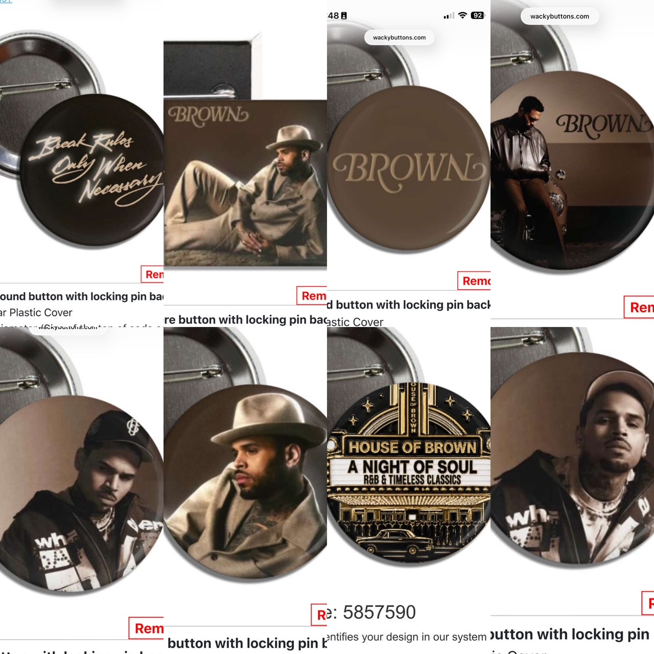 Brown album pack